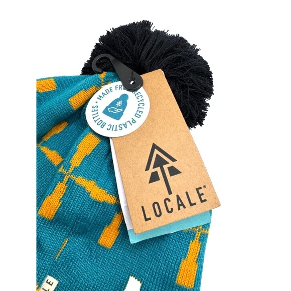 Prospect Park Brooklyn NY Turkey Trot Beanie Hat Locale NYC Rare Winter Pom NWT - Picture 10 of 15